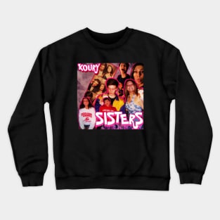 Sinjin Drowning Koury Sisters Graphic Design Crewneck Sweatshirt